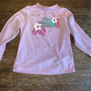The North Face rash guard. Girl's Size 4.